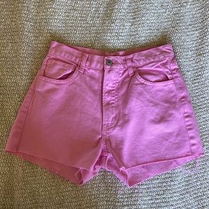 pink john galt denim shorts!